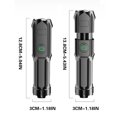 thumbnail image 3 of Vaidha Lampe de Poche LED 990000LM Zoomable Super Lumineuse Rechargeable, 3 of 7
