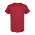 thumbnail image 3 of Hanes Mens Elevated Tee, 2XL, Carmine Red Triblend, 3 of 4