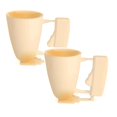 thumbnail image 1 of Oleegame 2PC Pancake Batter Dispenser Separator Cup Funnel Cake Machine Pancake Mixer Handheld Paper Cup Cake Measuring And Baking Tool Beige, 1 of 5