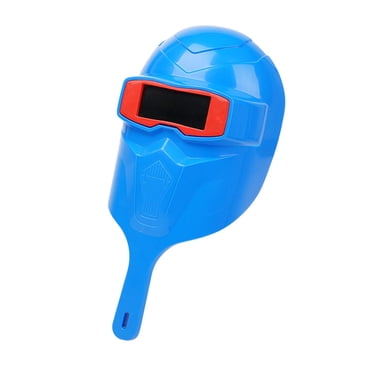 HILABEE Casque de Soudage Portatif, Protection des Yeux Confortable avec Soudeur de Visage pour Mouture, Soudure, Maison, Travail Bleu