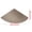 Khaki, variant on Semicircular Linen Textured Floor Mat, Fan Shaped Non Slip Rug, Water Absorbent Corner Doormat for Entryway Kitchen Indoor Home Decor