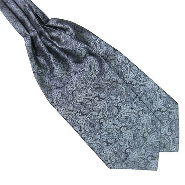 Cravate Classique Colorée en Satin Soyeux pour Homme, Mariage et Banquet, Cravate Ascot