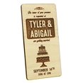 thumbnail image 2 of 30 Custom Engraved Wooden Magnets Rustic Wedding Save The Date Wooden Magnets Persoanlized Gft, 2 of 2