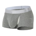 thumbnail image 1 of Ketyyh-chn99 Strings pour Hommes sous-Vêtements String G-String Culottes T-Back Culottes Été Mode Confortables Taille Mi-Haute Boxeurs pour Hommes pour 2TG, Gris, 1 of 3