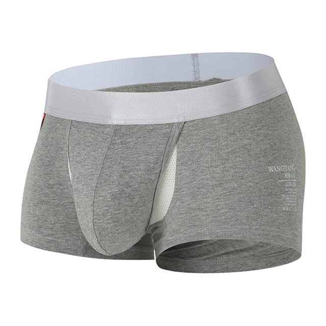 Ketyyh-chn99 Strings pour Hommes sous-Vêtements String G-String Culottes T-Back Culottes Été Mode Confortables Taille Mi-Haute Boxeurs pour Hommes pour 2TG, Gris