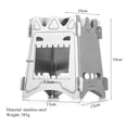 thumbnail image 4 of Techinal Four Assemblé Camping Barbecue Cuisinières Carrées Portable Mini Cuisinière Plaque Chauffante, 4 of 12