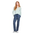 thumbnail image 2 of George Women's Long-Sleeve Raglan Sleep T-Shirt, 2 of 6