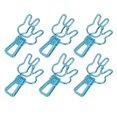 thumbnail image 3 of Hollow Binder Clips, Light Weight 100Pcs Cute Bunny Strong Clamping Bunny Binder Clips  For Notes Black,Blue,Rose Gold, 3 of 8