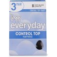 thumbnail image 4 of L`eggs Everyday Women`s Control Top ST - Best-Seller, Q, Off Black, 4 of 4