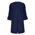 thumbnail image 3 of Nouveaux Hauts pour Femmes 2023 Grande Taille Mode Col Rond Décontracté Manches Longues Chandail en Molleton Imprimé Hauts Blouse Chemise Manches Longues pour Femmes, 3 of 5