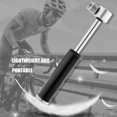 thumbnail image 5 of Bicycle Mini Pump - Fits Presta & Schrader - Lightweight Aluminum Alloy - Black Portable Inflator, 5 of 5