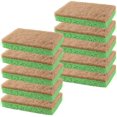 thumbnail image 1 of Hottest 10 Pack Natural Dish Sponge, Eco-Friendly Scrub Sponge, Compostable Coconut & Cellulose Cleaning Scrubber Non-Scratch Kitchen Sponge for Pot,Pan,Bathroom,Flatware,Sink,, 1 of 3