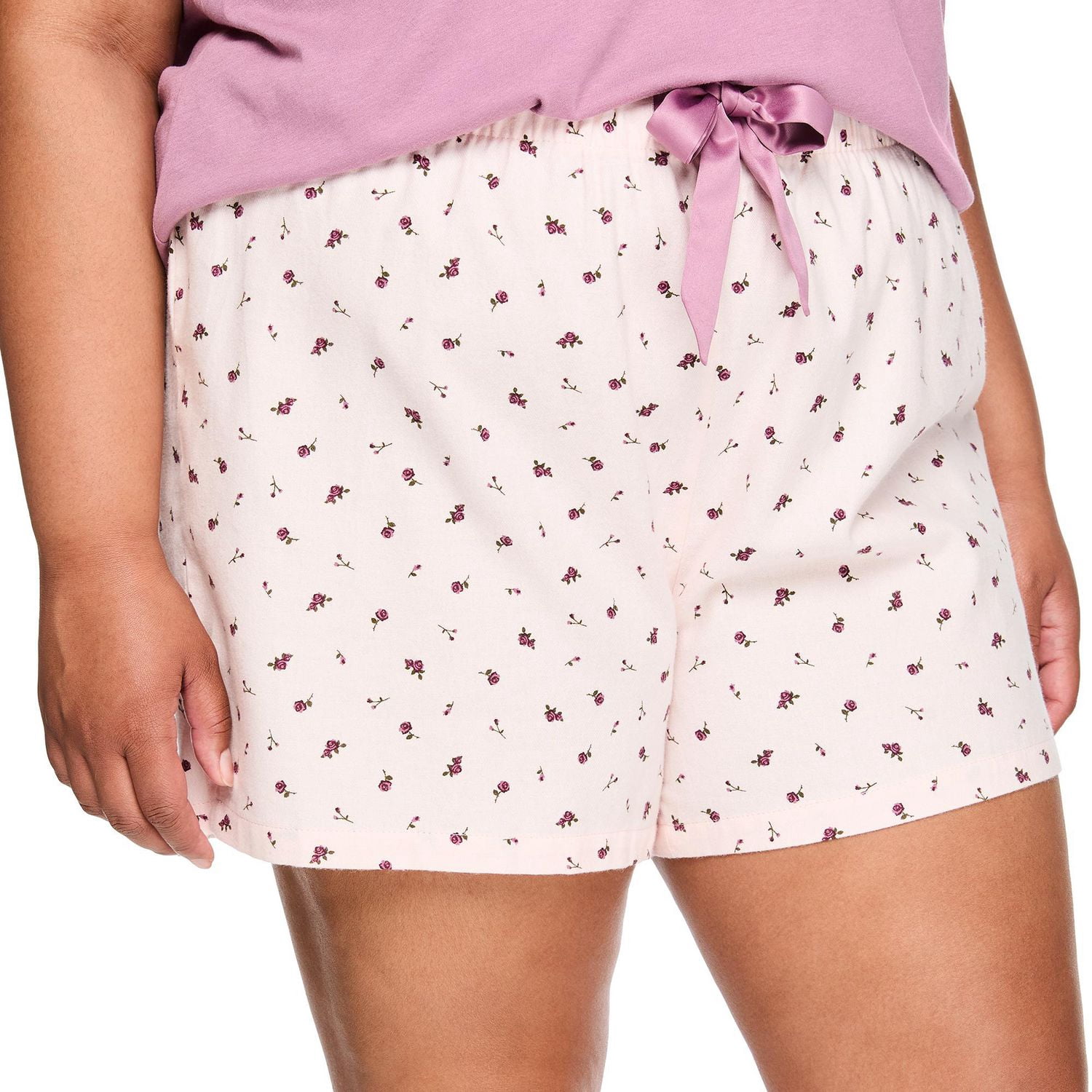 George Women's Plus Flannel Pajama Short