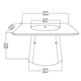 thumbnail image 3 of Paramount Opus Square Fire Pit Table, 39IN, 3 of 7