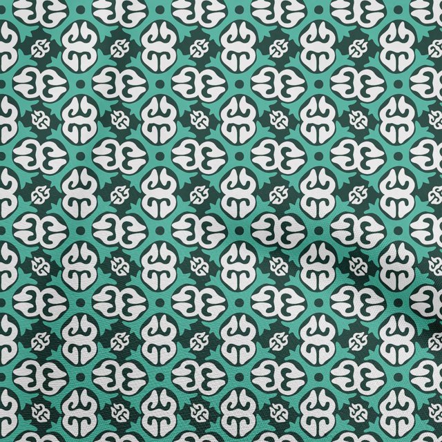 oneOone Polyester Spandex Mer Vert Tissu Abstracts Quilting Fournitures Imprimer Tissu à Coudre par la Cour 56 Pouces de Large