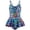 Light Blue, variant on YOUSNH Girls' Fish Scale Swimsuit Girls' Dress Hot Spring Children's Swimsuit Bikini Set for Kids Light Green 6-7 Years