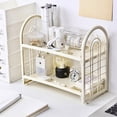 thumbnail image 1 of Birdeem Organizers and Storage for Kitchen, Bathroom Storage Organizer, Desktop Storage Rack Organizer for Kitchen Bathroom Office Dorm Spice Rack Cosmetic Stationery Storage Holders Display Shelf, 1 of 6