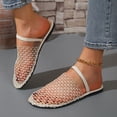 thumbnail image 2 of Dakaela Ballerines en Maille pour Femmes, Ballerines en Résille, Bride à Boucle, Mules Mary Jane, Sabots, Chaussures, 2 of 5