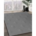 thumbnail image 3 of Ahgly Company Tapis d'Intérieur Lavable en Machine Carré Gris Carbone, 4 Pieds Carré, 3 of 7