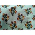 thumbnail image 4 of oneOone Cotton Silk Fabric Leaves & Floral Block Decor Fabric Printed BTY 42 Inch Wide, 4 of 4