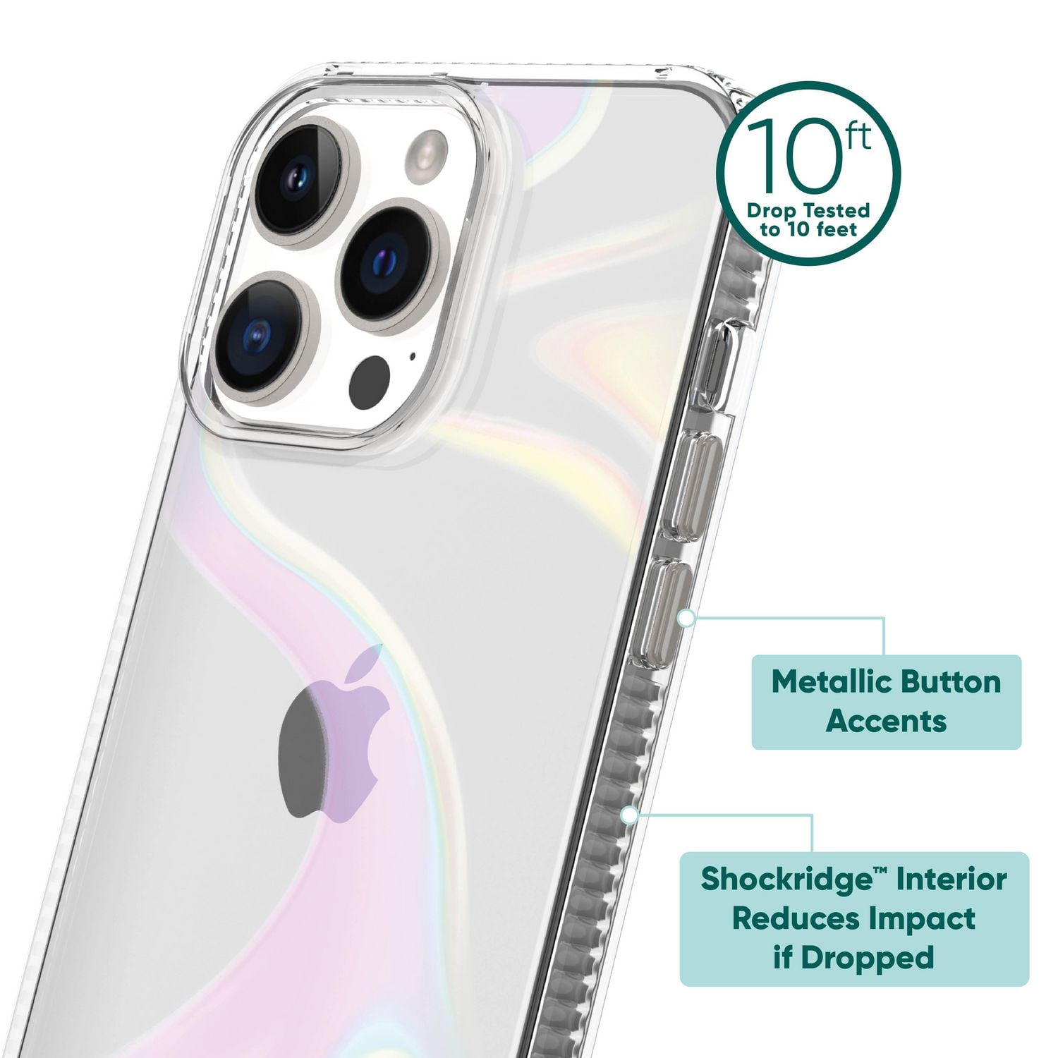 Iridescent Illusion - Premium Fashion Phone Case for iPhone 15 Pro Max