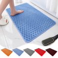 thumbnail image 1 of Iumwxz Bathroom Mat Golden Turtle Velvet Carpet Soft Comfortable Breathable Quickly Absorbent Non Slip Door Mat Floor Mat Bathroom Rug Gray Polyester, 1 of 9