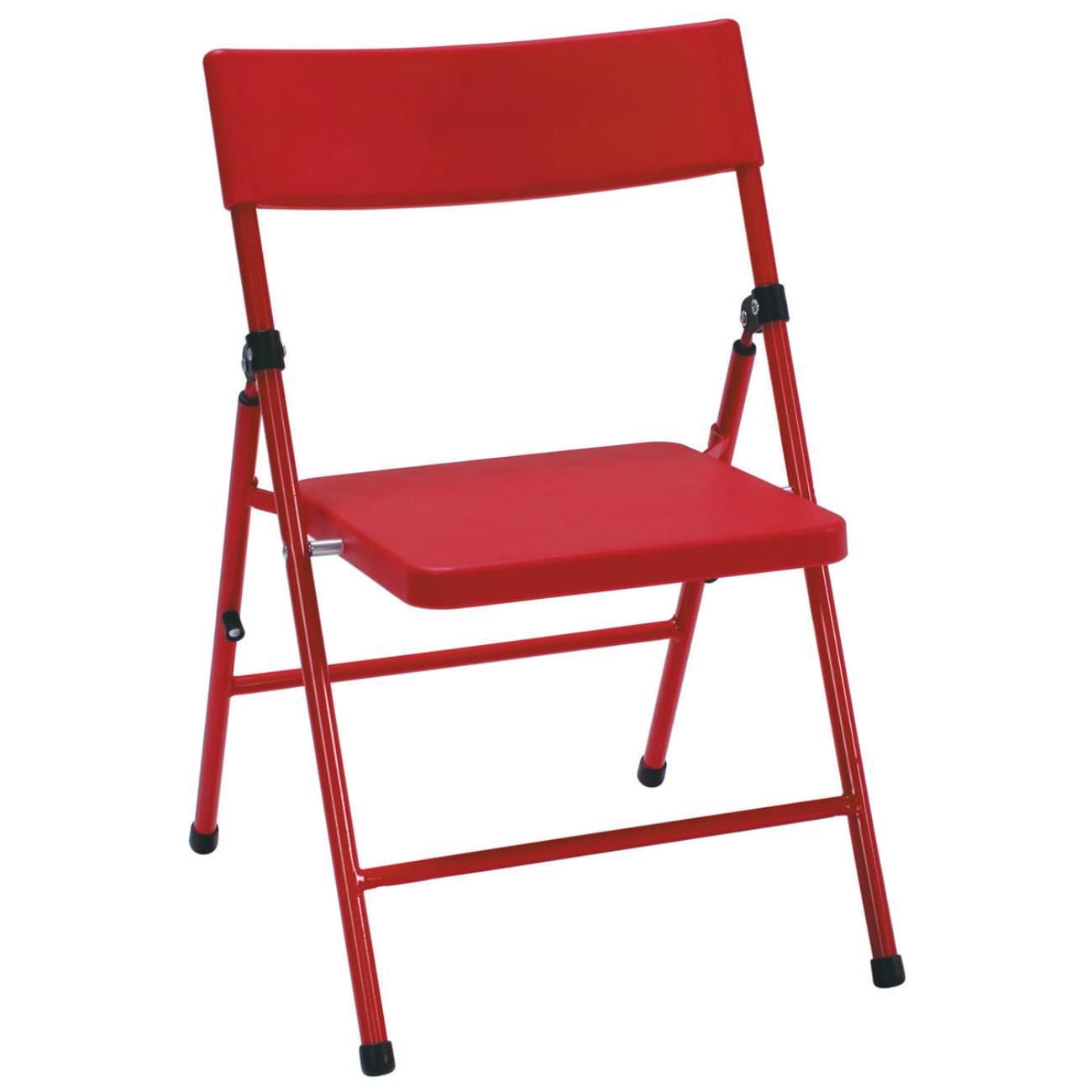 Cosco Safety First Children's Pinch-Free Folding Chair, Blue, (4