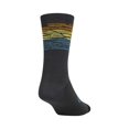 thumbnail image 2 of Giro Seasonal Merino Wool Adult Cycling Socks - Dark Shadow Horizon (2022), Small, 2 of 2
