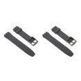 thumbnail image 3 of Baohd Versatile Silicone Watch Bands Watch Straps Replacement Rubber Wrist Band Gray 20mm 2Set, 3 of 6