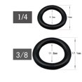 thumbnail image 4 of 50 Pcs Pressure Washer O Ring Kit, 1/4" 3/8" M22 Quick Connect Coupler O-Rings for High Pressure Hose Seal Replacement, 4 of 5