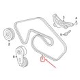 thumbnail image 1 of LR051263 Courroie de Transmission serpentine Moteur Adapté pour Land Rover Discovery LR4 2012-16, 1 of 2
