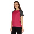 thumbnail image 3 of Inkmeso Womens Raglan Short Sleeve T-Shirt Regular Fit Casual Solid Basic Tee T-Shirts, 3 of 7