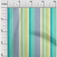thumbnail image 1 of oneOone Cotton Poplin Fabric Multicolor Stripe Print Fabric By Yard 56 Inch Wide, 1 of 1