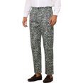 thumbnail image 4 of INSPIRE CHIC Printed Pants for Men's Straight Fit Leopard Printed Trousers 38 Gray, 4 of 5