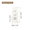 thumbnail image 2 of Unique Bargains Lot de 30 Butées à Ressort à Double Trou en Plastique pour Cordon de 4 mm, Blanc, 2 of 5
