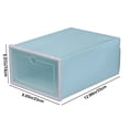 thumbnail image 3 of Boovnll Shoe Rack, Multifunction Detachable Sturdy Plastic Stackable Rack Shoe Storage Organizer, Shoe Organizer for Entryway, Dormitory, Bedroom, Bathroom, Shoe Storage, 3 of 6