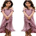 thumbnail image 4 of MesaSe Family Matching Off Shoulder Dress Mommy and Me Ruffle Chiffon Long Tube Top Beach Dress, 4 of 8