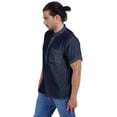 thumbnail image 4 of Atasi Short Kurta Mandarin Collar Tee Solid Short Sleeve Henley Shirt With Pocket, 4 of 7