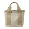 thumbnail image 1 of Small Gift Bags with Handles Fashion Canvas Bag Tote Bag Storage Bag Multi-Pocket Handbag Handle Bag Large Capacity Multi-Pocket Handbag Large Gift Bags with Handles Small Canvas Tote Bags, 1 of 8