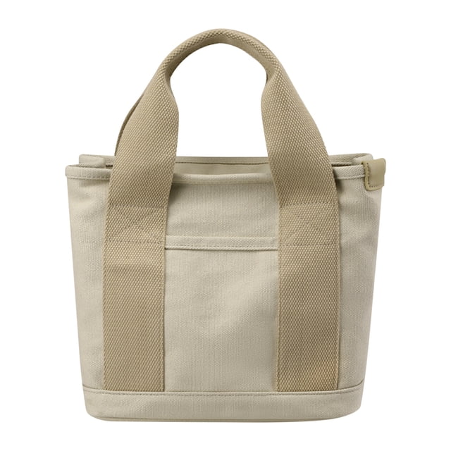 Small Gift Bags with Handles Fashion Canvas Bag Tote Bag Storage Bag Multi-Pocket Handbag Handle Bag Large Capacity Multi-Pocket Handbag Large Gift Bags with Handles Small Canvas Tote Bags
