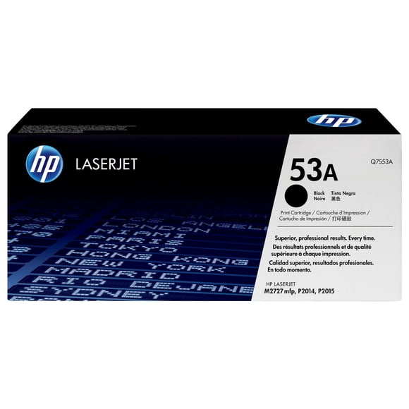 HP 53A (Q7553A) Black Original LaserJet Toner Cartridge