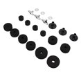 thumbnail image 2 of 21Pcs Batterie Cymbale Feutre Pad Anti Glissement Instrument Accessoire Pièce de Rechange Ensemble KitBlack, 2 of 14