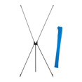 thumbnail image 2 of HILABEE Adjustable x Banner Stand Black Tripod for Show Wedding Poster Store Display S, 2 of 9