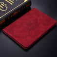 thumbnail image 3 of FJLBDE Étui pour Amazon Kindle Fire 7 (12e Gén., 2022), Étui Folio à Rabat en Cuir PU Gaufré avec Support, Rouge, 3 of 7