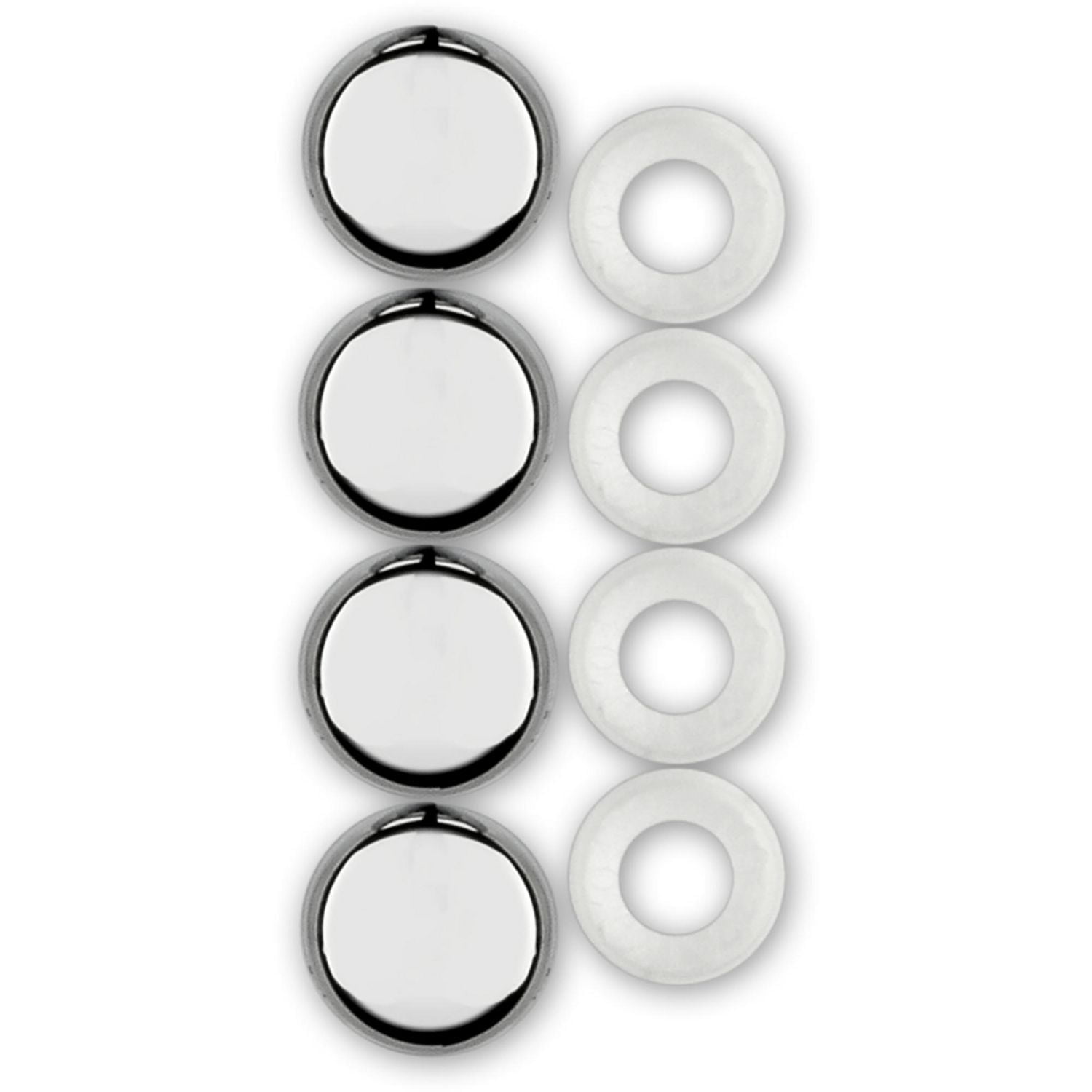 Cruiser Accessories, bouchons de fixation, ferrure noire