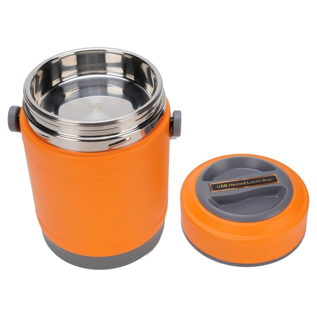 Thermal Cooker, 2L 20W Stainless Steel Constant Temperature Heat Preservation Lifting Pot with Carrying Handle, Mini Portable Thermal Cooking Pot for Off Ice Camping Travel