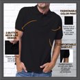 thumbnail image 4 of Basico Polos Turquoise à Col pour Femmes 100 % Coton Manches Courtes Polos de Golf pour Hommes, 4 of 5