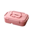 thumbnail image 2 of BUTASY Bento Box Plastic Lunch Box Simply Divided Lunch Box Outdoor Sealed Portable Fast Food Box Student and Office Worker Bento Box Lunch Box, 2 of 6