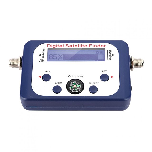 Compteur de Signal Satellite, Détecteur de Satellite Résistant à l'Usure ABS pour Usage Extérieur