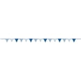 thumbnail image 2 of Royal Blue Dots & Stripes Paper Flag Banner, 12 ft, 2 of 2
